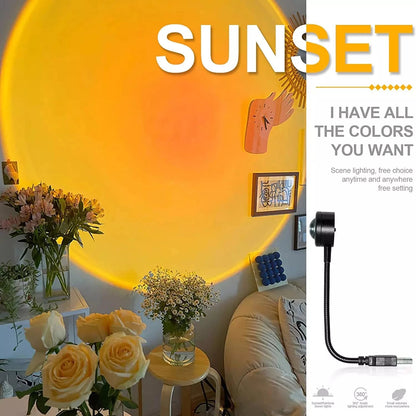 USB LED Sunset Lamp