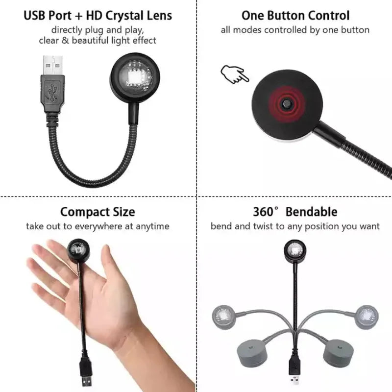 USB LED Sunset Lamp